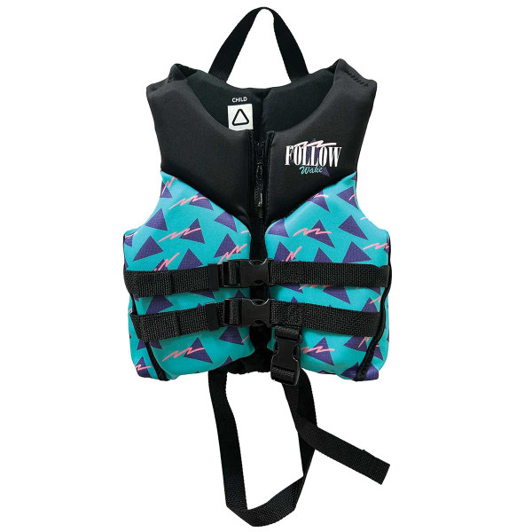 Follow Grommy Cga Black/Teal Child