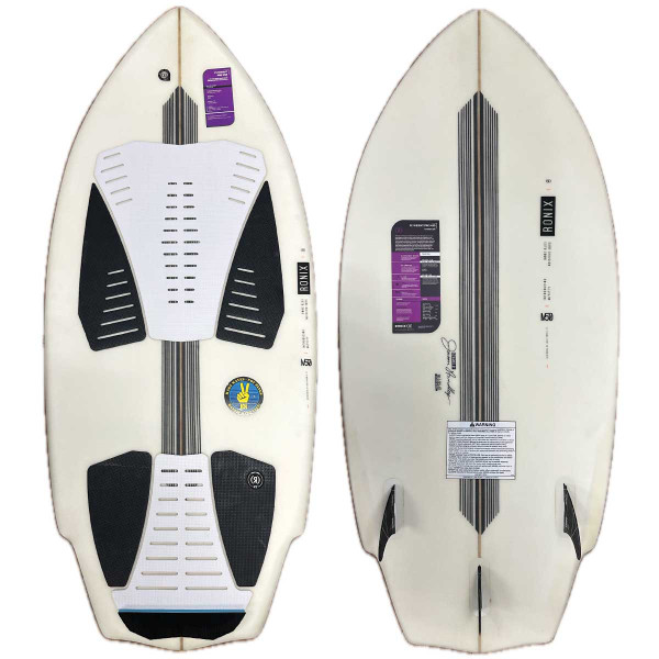 Ronix M50 Wakesurf Board [White/Carbon/Stringer]