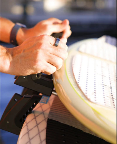 Skylon SkyLock Pro-4 Locking Board Racks Malibu / Axis - Pair - 2009-Current [White] 7