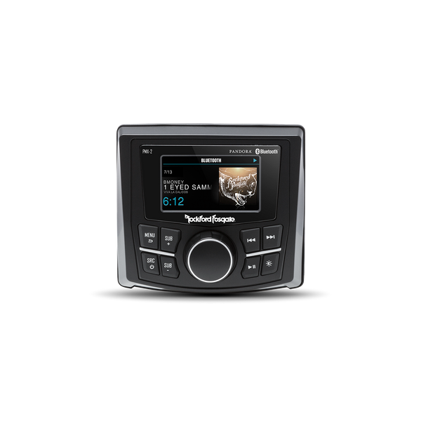 Rockford Fosgate Punch Marine Compact AM/FM/WB Digital Media Receiver 2.7" Display