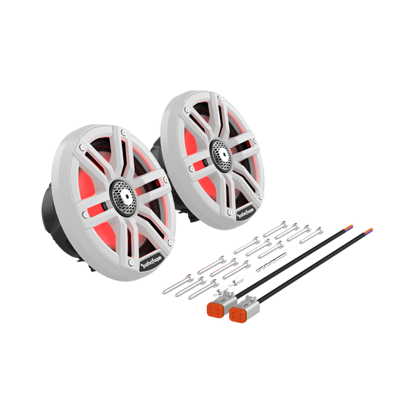 Rockford Fosgate M2 6.5” Color Optix™ Marine 2-Way Speakers (pair) 7