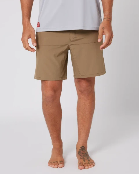 Follow All Day Shorts [Deep Taupe] 8
