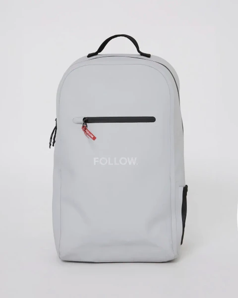 Follow Life Backpack [Light Grey]