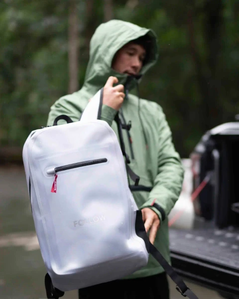 Follow Life Backpack [Light Grey] 10
