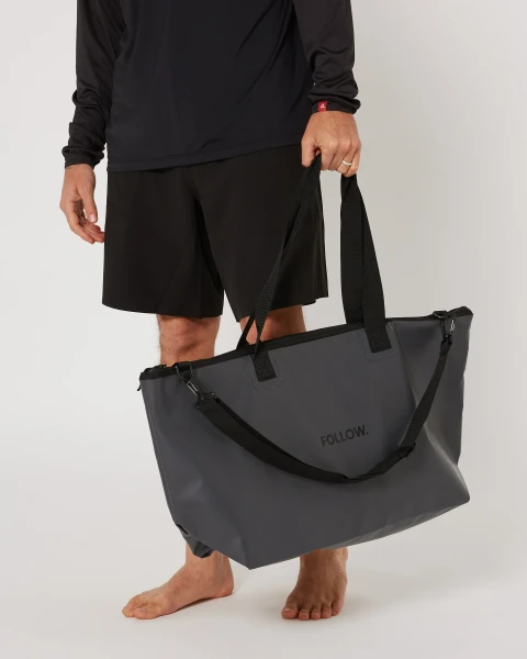 Follow Life Tote Bag [Charcoal] 3
