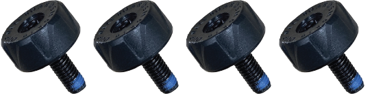 DUP Boot Lock Set M6 4 Set Black