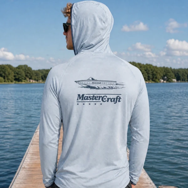 MasterCraft Prostar Legacy Bamboo Sun Hoodie [Pale Blue] 2