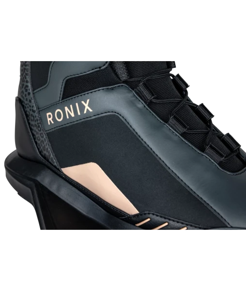 Ronix Rise Intuition Women's Wakeboard Bindings [Black Cheetah/Apricot] 6