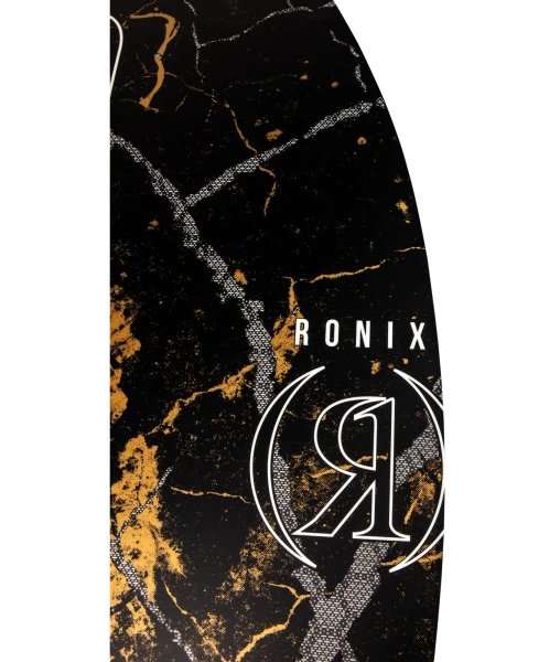 Ronix Osmo Dark Matter Skim Wakesurf Board [Black/Gold Treasure]6 16