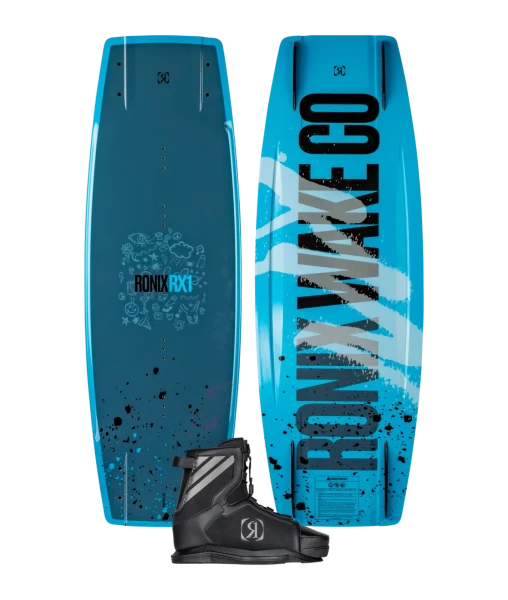 Ronix RX1 Kid's Wakeboard Package w/ Parks Bindings