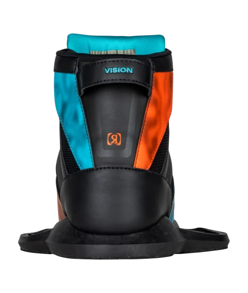 Ronix Vision Stage 1 Kid's Wakeboard Bindings [Black/Blue/Hot Red] 6