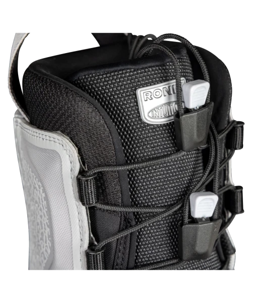 Ronix One Intuition Wakeboard Bindings [White Elephant/Chrome] 5