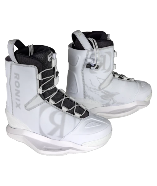 Ronix Utopia Intuition Wakeboard Bindings [White/Smoke] 4