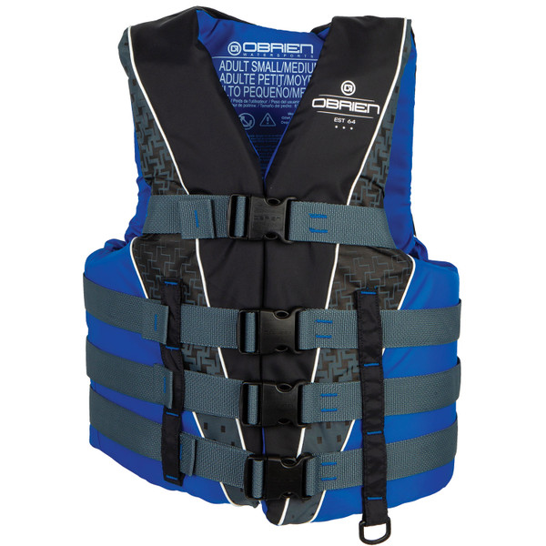 O'Brien 4-Belt Sport Nylon Life Jacket (Blue)
