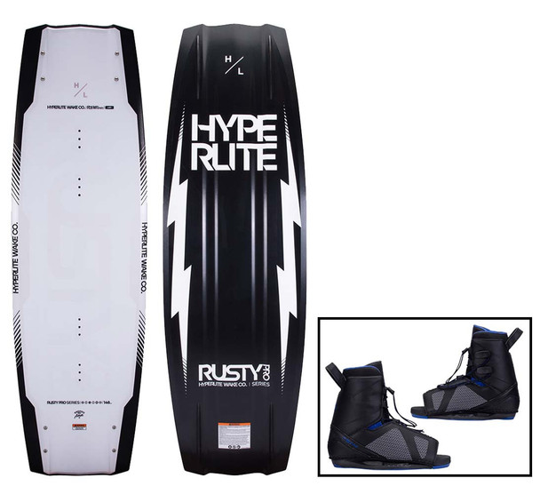 2022 Hyperlite Rusty Pro Wakeboard W/Team OT Bindings