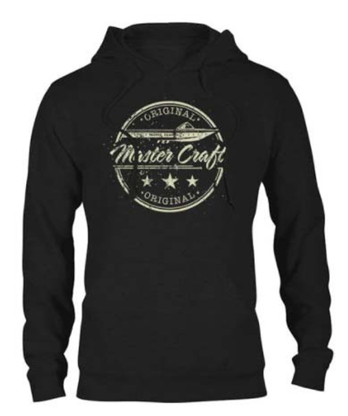 Mastercraft Vintage Hooded Sweatshirt - Black