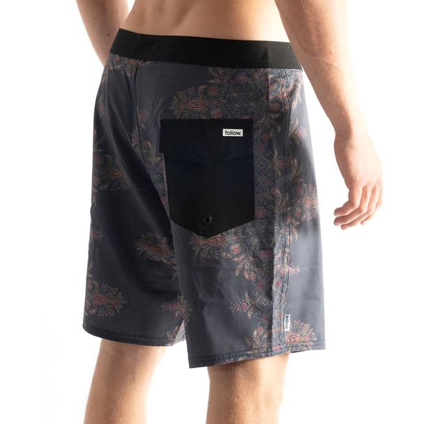 Follow S12 Boardshorts (Black/Grey) 2