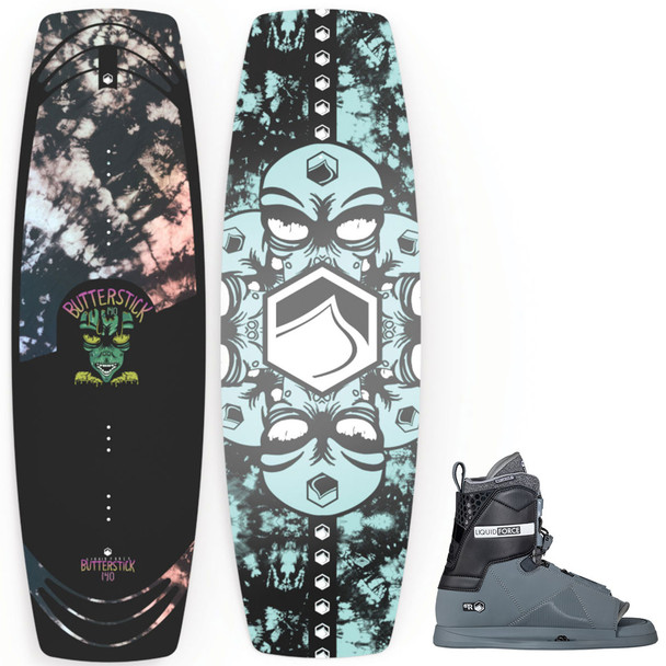 Liquid Force Butterstick 140 Cable Wakeboard with Transit 6X Bindings