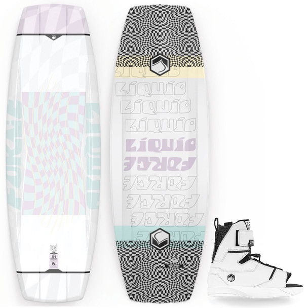 2024 Liquid Force M.E. Women's Wakeboard Package with Scan 6X