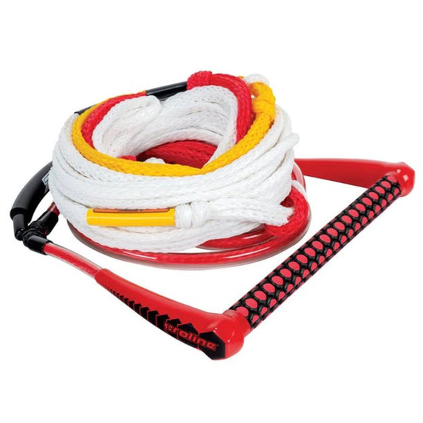 Proline 15in Eva Easy W/PP 5-Section Air Waterski Rope & Handle Combo -Red