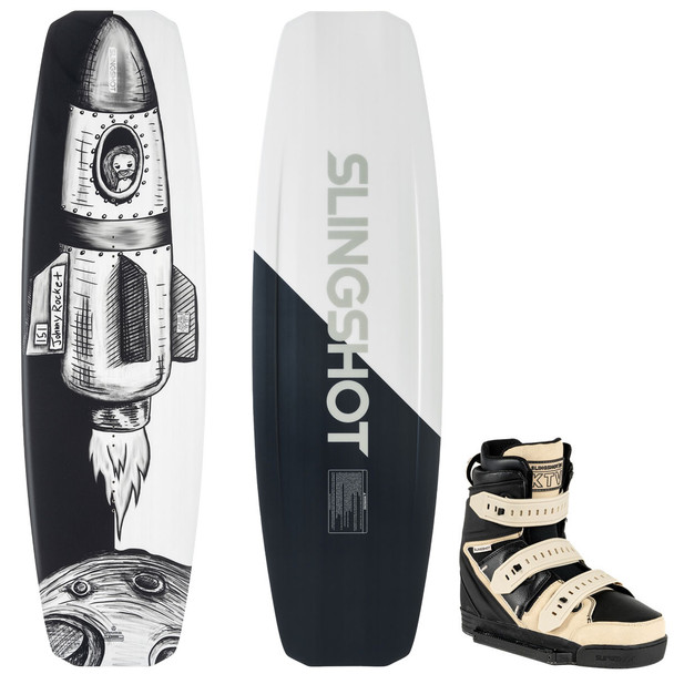 Slingshot Johnny Rocket 151cm Wakeboard Package w/ KTV Bindings 2023