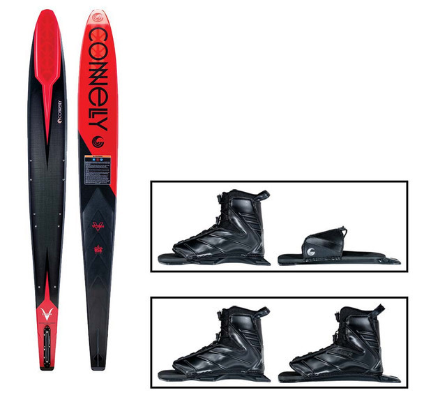 Connelly Carbon V Waterski Package w/ Tempest Bindings 2023