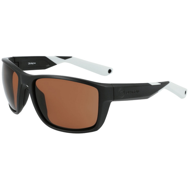 Dragon Reel X H2O Polarized Sunglasses (Matte Black H2O/LL Copper Polar)