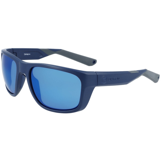 Dragon Shore X H2O Polarized Sunglasses (Matte Navy H2O/LL Blue Ion Polar)