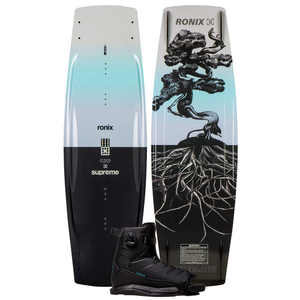 Ronix Supreme Wakeboard Package w/ Anthem Boa Bindings 2024