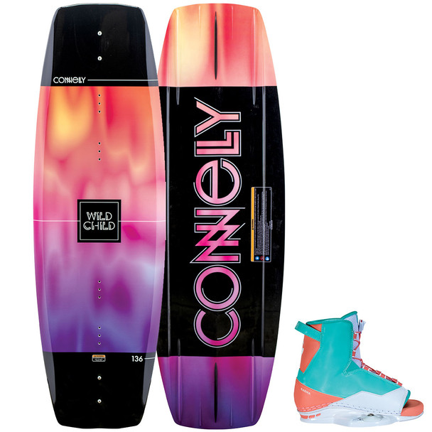 Connelly Wildchild Women's Wakeboard Package w/ Karma Bindings