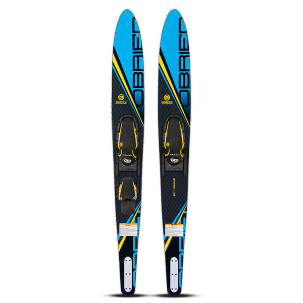 O'Brien Celebrity Combo Waterskis 64" (Aqua) w/ Jr X-7 & RT 2024