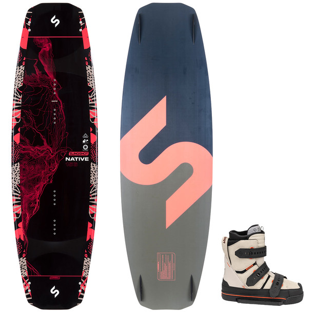 Slingshot Native Wakeboard Package w/ Space Mob Bindings