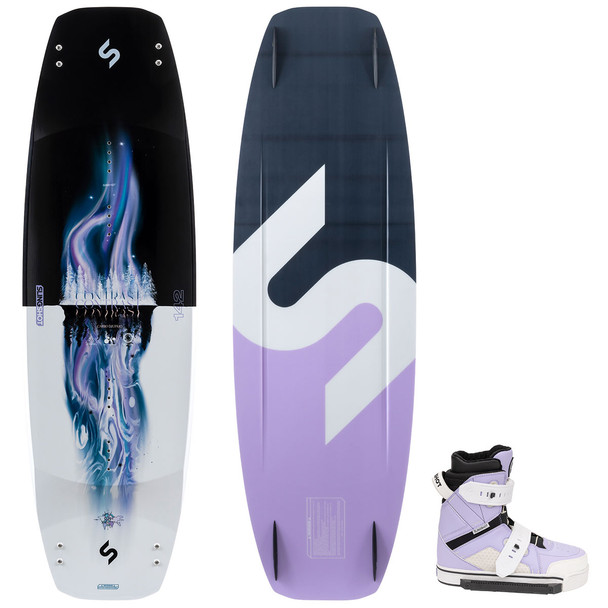 Slingshot Contrast Wakeboard Package w/ ZuuPack Bindings 2024