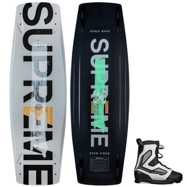 Ronix Supreme Wakeboard Package w/ One Boots 2022