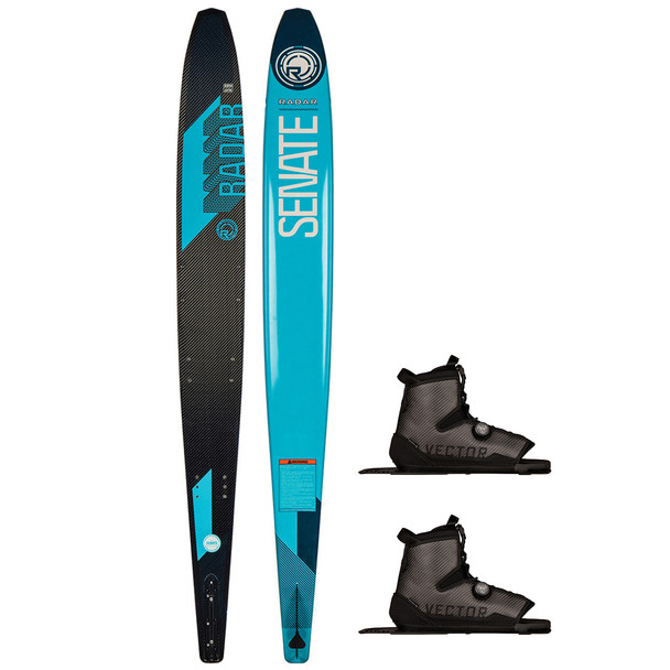 Radar Graphite Senate '24 Waterski Package w/ Carbitex Vector BOA 25' Bindings