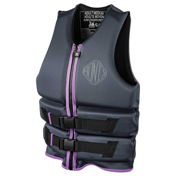 Ronix Avalon Women's Yes CGA Life Jacket [Ash/Violet] 3