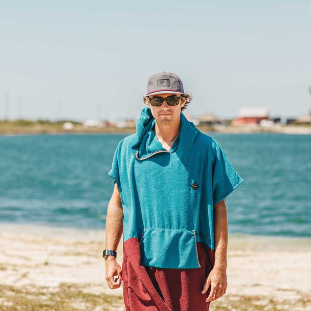 Ronix Change Poncho [Sea Blue/Maroon] 3