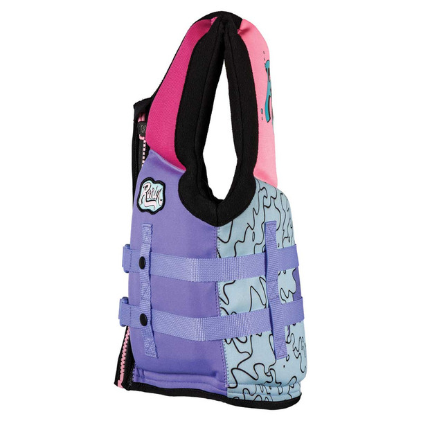 Ronix August Girl's CGA Life Jacket - Youth (50-90lbs) [Pink/Purple] 3