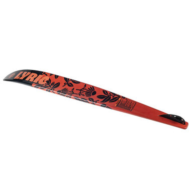 Radar Lyric Graphite Women's Waterski [Carbon/Matte Black/Pressed Petal] 3