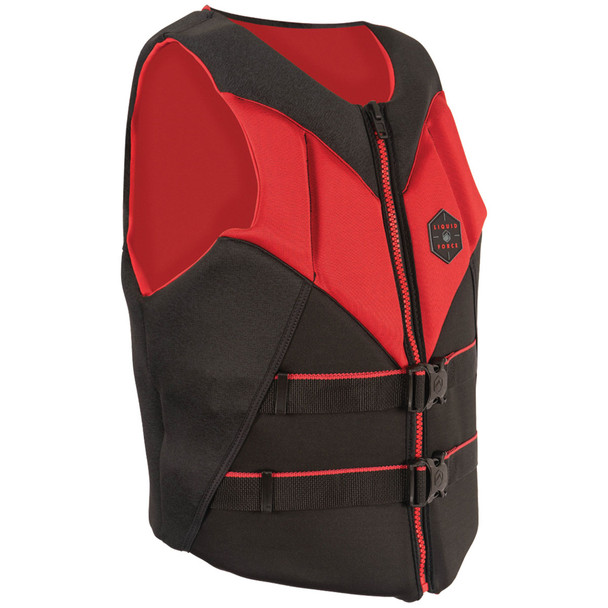Liquid Force Rush CGA Life Jacket [Black/Maroon] 3