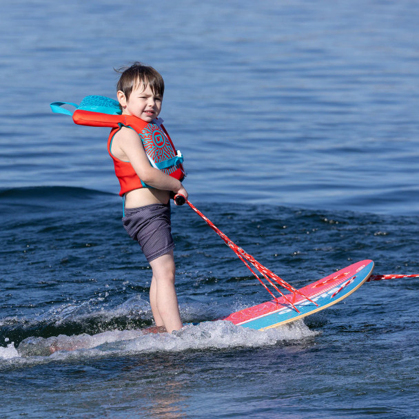 10 of 6592 O'Brien Platform Water Ski Trainers [Red/Blue]  3