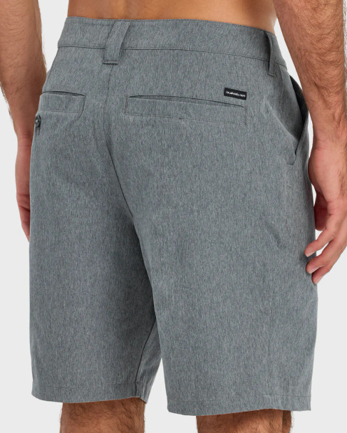 Quiksilver Union Heather Amphibian Hybrid Shorts [Black] 5