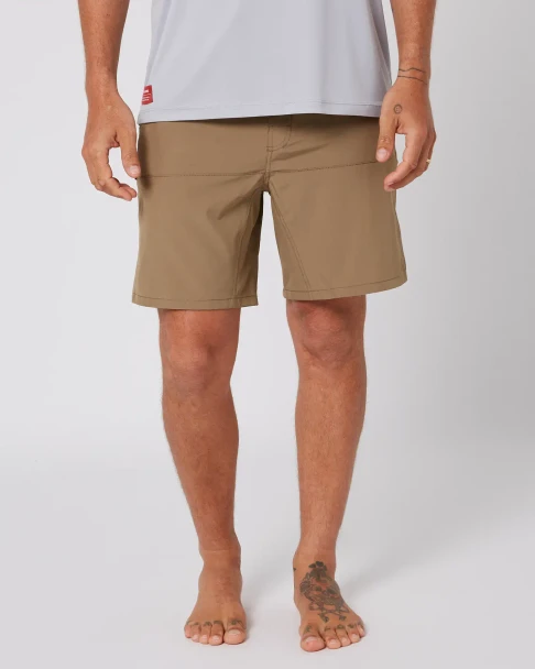Follow All Day Shorts [Deep Taupe] 8