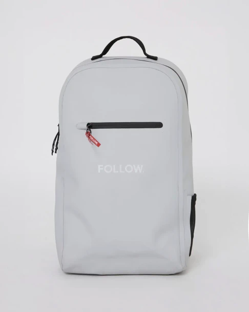 Follow Life Backpack [Light Grey]