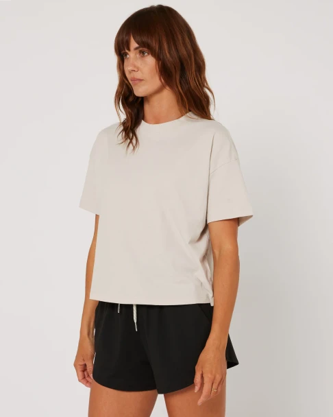 Follow Rhea Oversized Women's T-Shirt [Sand] 2