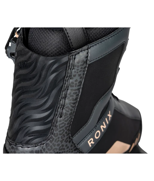 Ronix Rise Intuition Women's Wakeboard Bindings [Black Cheetah/Apricot] 5