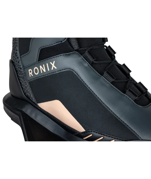 Ronix Rise Intuition Women's Wakeboard Bindings [Black Cheetah/Apricot] 6