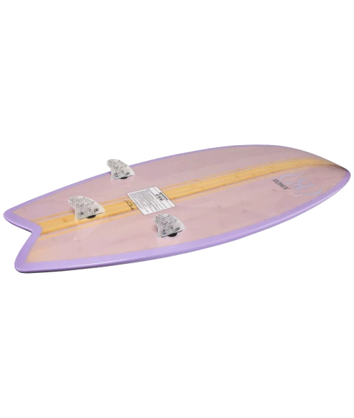 Ronix Fish Koal Classic Women's Wakesurf Board [Glossy Lilac Bamboo] 5