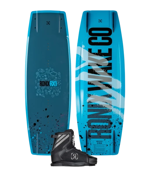 Ronix RX1 Kid's Wakeboard Package w/ Parks Bindings