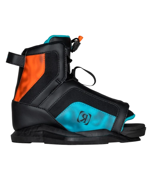 Ronix Vision Stage 1 Kid's Wakeboard Bindings [Black/Blue/Hot Red]